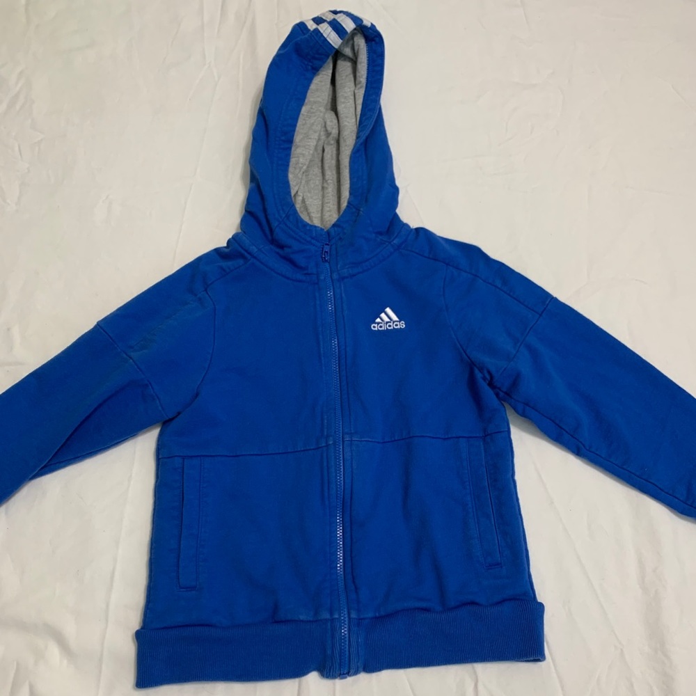 5t adidas zip up hoodie